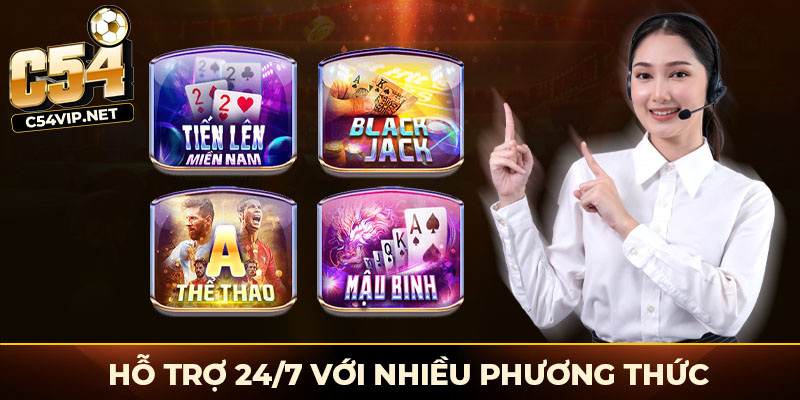 Những kênh liên hệ được C54 hỗ trợ