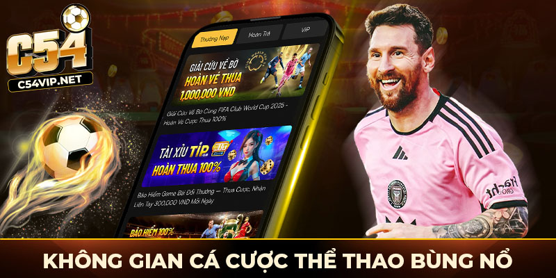 Không gian thể thao bùng nổ